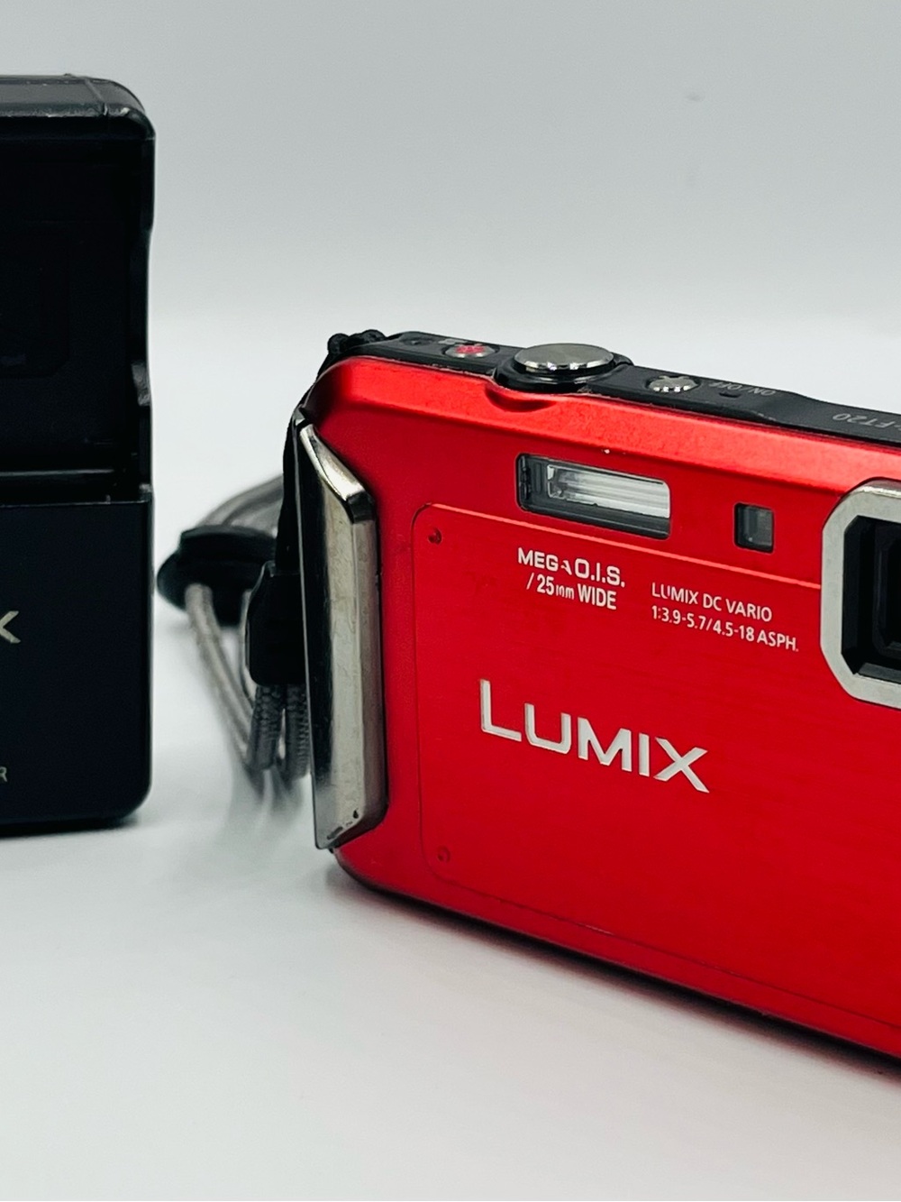 Panasonic Lumix Red and Black Compact Digital Camera